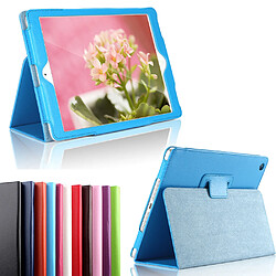 Xeptio Housse nouvel Apple iPad 9.7 2017 / iPad 9,7 2018 bleue avec Stand - Etui coque