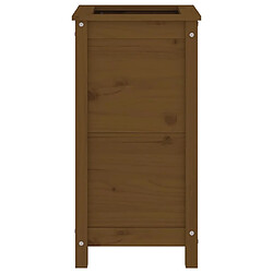 Acheter vidaXL Jardinière marron miel 40x40x78 cm bois massif de pin