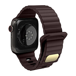 Avizar Bracelet pour Apple Watch 41mm / 40mm / 38 mm Silicone Souple et Doux Marron