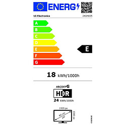 Écran LG 24GN60R-B.BEU 24" Full HD 144 Hz