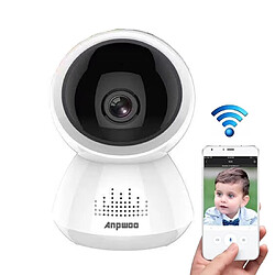 Wewoo Anpwoo AP005 2.0MP 1080P 1 / 2,7 pouces CMOS HD WiFi Caméra IP, Détection de mouvement / Vision nocturne (Blanc)