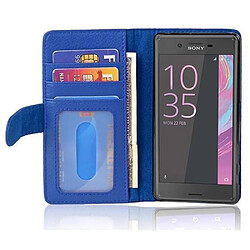 Cadorabo Coque Sony Xperia X Etui en Bleu pas cher