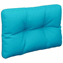 Maison Chic Coussin Confort | pouf | Coussin de palette turquoise 50x40x12 cm tissu -GKD18009