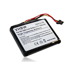 vhbw batterie compatible avec Blue&Me TomTom 2 système de navigation GPS (1000mAh, 3,7V, Li-Ion)