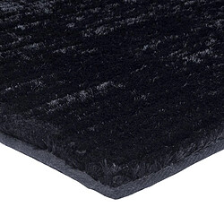 Avis Thedecofactory VIKING - Tapis à poils longs effet soyeux noir 120x170