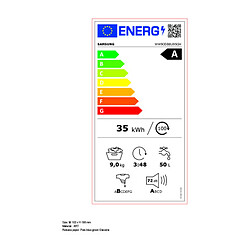 Avis Machine à laver Samsung WW90DB8U95GHU3 60 cm 1400 rpm 9 kg