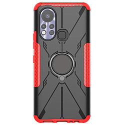 Coque en TPU anti-chute avec béquille pour votre Infinix Hot 11s - rouge