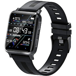 Chrono Montre Connectée avec appel, moniteur d'activité avec moniteur de sommeil, moniteur d'activité avec écran tactile HD de 1,54 pouces, Montre Connectée podomètre étanche IP67 avec moniteur de pas(noir)