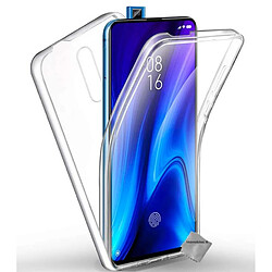 Htdmobiles Coque silicone gel fine 360 integrale (avant et arriere) pour Xiaomi Mi 9T Pro + film ecran - TRANSPARENT