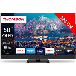 Thomson TV QLED 4K 126 cm 50QG6C14 QLED Plus Google TV avec barre de son