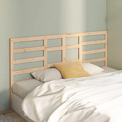 Maison Chic Tête de lit scandinave,Meuble de chambre 206x4x104 cm Bois massif de pin -MN41831