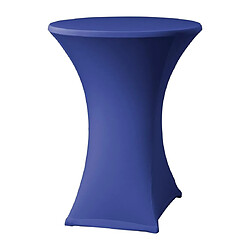 Materiel Chr Pro Housse de Table Extensible Samba Bleue D2 pour Mange-Debout