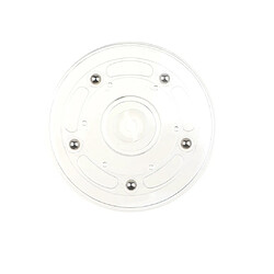 4 '' tourne-disque acrylique rotation présentoir pour montres jewelries - effacer