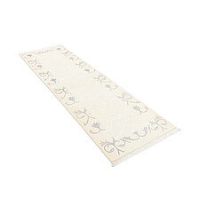 Vidal Tapis de couloir en laine 295x79 beige Darya