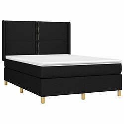 Avis Sommier à lattes,Cadre à lattes de lit pour Adulte matelas et LED Noir 140x200 cm Tissu -MN90309