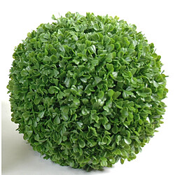 Pegane Plante artificielle haute gamme Spécial extérieur / Buis boule artificiel - Dim : H.75 x D.75 cm