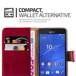 Acheter Cadorabo Coque Sony Xperia Z3 COMPACT Etui en Rouge