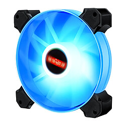 Ventilateur De Refroidissement De Boîtier PC LED RVB 12cm Facile à Installer Lumière Bleue à Grande Vitesse 01