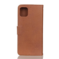 Avis Wewoo Housse Coque Pour Galaxy Note 10 Lite / A81 cuir de vachette étui en à rabat horizontal avec support et fentes cartes et portefeuille marron