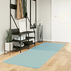 vidaXL Tapis OVIEDO à poils courts vert 80x250 cm