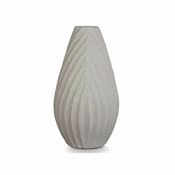 Gift Decor Vase Rayures Gris Céramique 26 x 49 x 26 cm