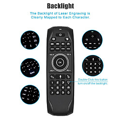 Universal G7V PRO rétroéclairage clavier russe gyroscope 2.4G sans fil air souris Google Voice Remote G7 V PRO pour H96 Max Android TV Box PC | Télécommande