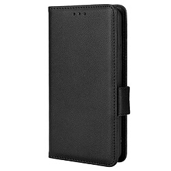 Etui en PU texture litchi, noir pour votre Asus Zenfone 8/Zenfone 8Z/ZS590KS