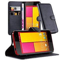 Cadorabo Coque HTC BUTTERFLY 2 Etui en Noir