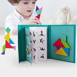 Universal Magnétique Puzzle 3D Puzzle Tangram Jeu Apprentissage Éducation Dessin Jeux de société Jouets Cadeaux