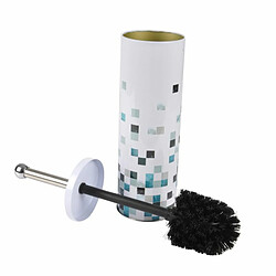 Paris Prix Brosse WC Imprimée Aqua 27cm Blanc