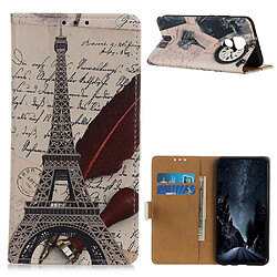 Etui en PU impression de motifs avec support la tour pour votre Xiaomi Redmi Note 9/Redmi 10X 4G