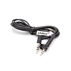 vhbw Câble audio AUX vers prise jack 3,5mm pour Bose AE2, AE2i casques d'écoute, 120cm