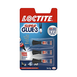 Adhésif instantané Loctite Super Glue-3 Mini (12 Unités)