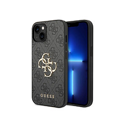 Guess Maroquinerie Guess Coque pour Apple iPhone 15 Plus PU 4G Big Noir