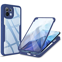 Coque en TPU + acrylique bleu marine pour votre Xiaomi Mi 11