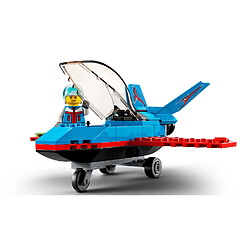 LEGO 60323 City Great Vehicles L'Avion de Voltige, Idées de Cadeau Jouet pour Enfants des 5 Ans avec Minifigure Pilote