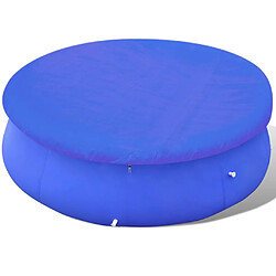 vidaXL Couverture de piscine ronde hors sol de 360-367 cm