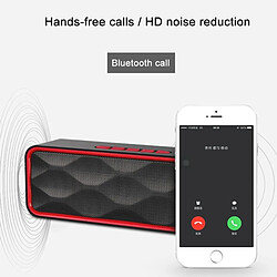 Avis Wewoo Enceinte Bluetooth d'intérieur bleu Haut-parleur de lecture de musique de carte multifonctionnelle, appel Handfree de et ampère TF & U-disque ampère AUX Audio & Fonction FM