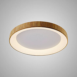 Inspired Ring Ceiling 65cm 48W LED, 3000K, 3900lm, Bois, 3 ans de garantie