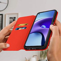 Avis Avizar Housse Xiaomi Redmi Note 9T 5G Étui Folio Portefeuille Fonction Support Rouge