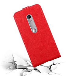 Cadorabo Coque Motorola MOTO G3 Etui en Rouge pas cher