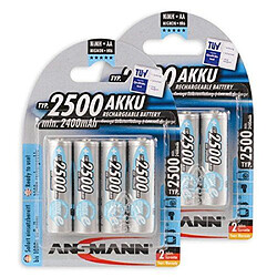 Pile LR3 rechargeable NiMH 1.2 V Ansmann 1321-0000-510 800 mAh 6 pc(s)