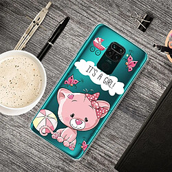 Coque en TPU impression de motifs animal de dessin animé pour votre Xiaomi Redmi Note 9