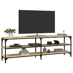 Acheter Maison Chic Meuble TV scandinave - Banc TV pour salon chêne sonoma 160x30x50 cm bois d'ingénierie -MN60258