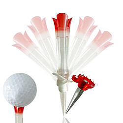 Le Golf En Plastique 3.35inch Tees Le Rouge Durable Incassable De Haute Performance De Long