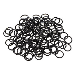 Acheter 100 pcs nylon soutien-gorge sangle réglage curseur o anneau lingerie couture artisanat noir