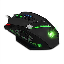 Universal C-12 Boutons programmables LED Optical USB Gaming Mouse Souris 8000 DPI Table d'ordinateur Ergonomic Silent