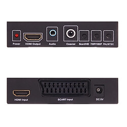 Avis Wewoo NK-8S PÉRITEL + HDMI vers HDMI 720P / 1080P Vidéo HD Convertisseur adaptateur Scaler Box