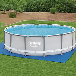 Bestway Tapis de sol piscine Flowclear 488x488 cm Tapis de sol de piscine - PE - Protège contre débris - Pour piscines Bestway jusqu'à 460x120 cm