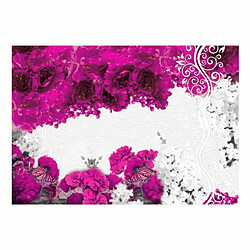 Paris Prix Papier Peint Colors of Spring : Fuchsia 210 x 300 cm